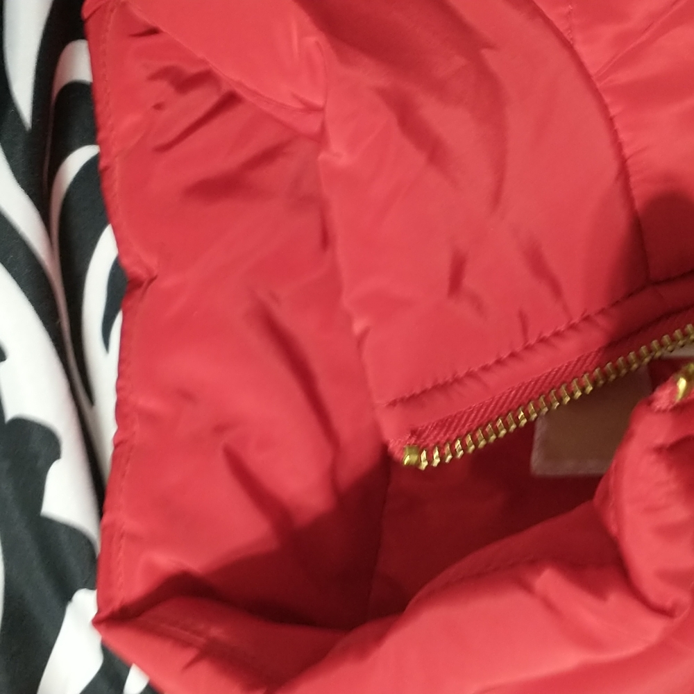 NWOT MICHAEL KORS VEST QUILTED RED - Picture 7 of 7